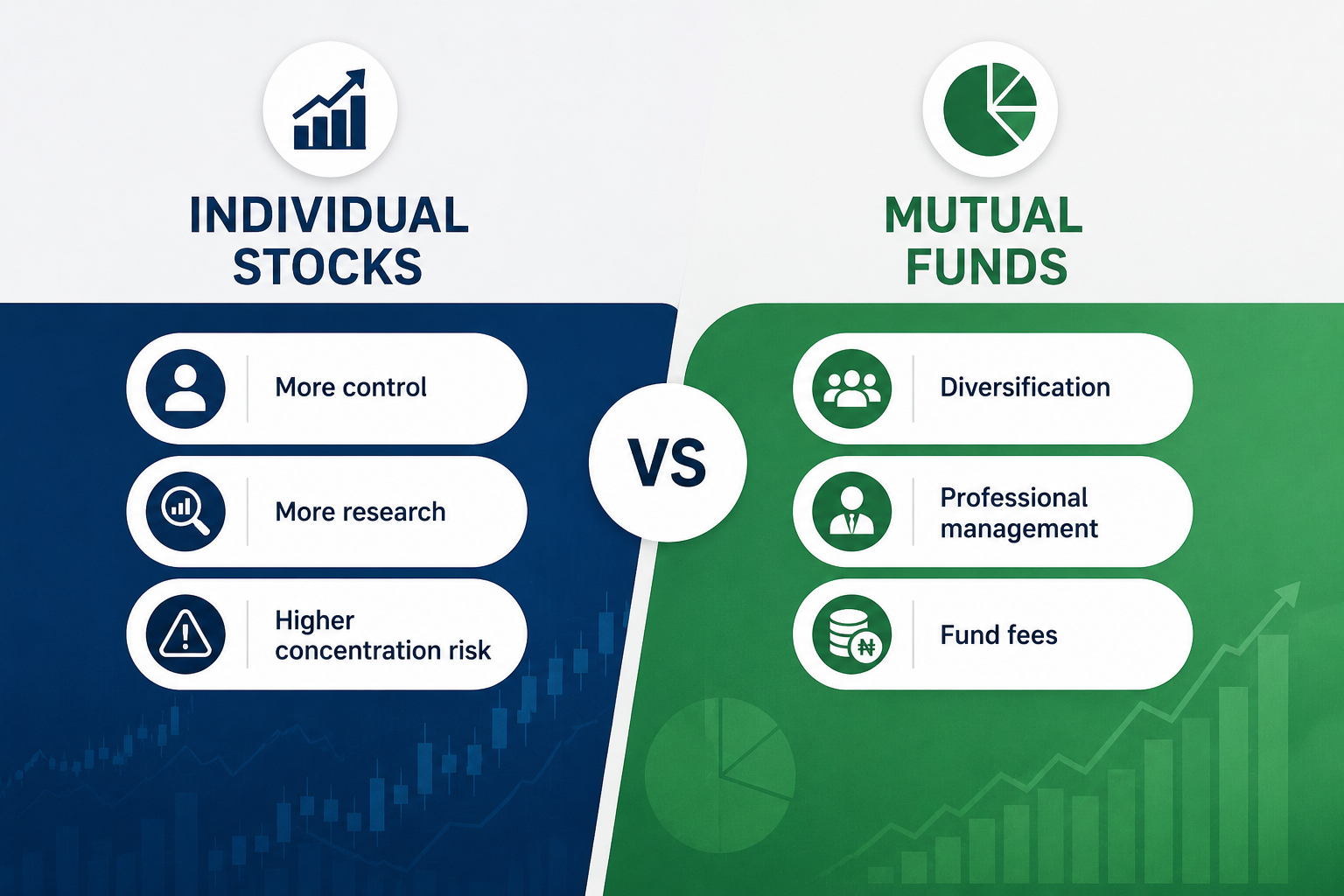 Stock vs mutual fund