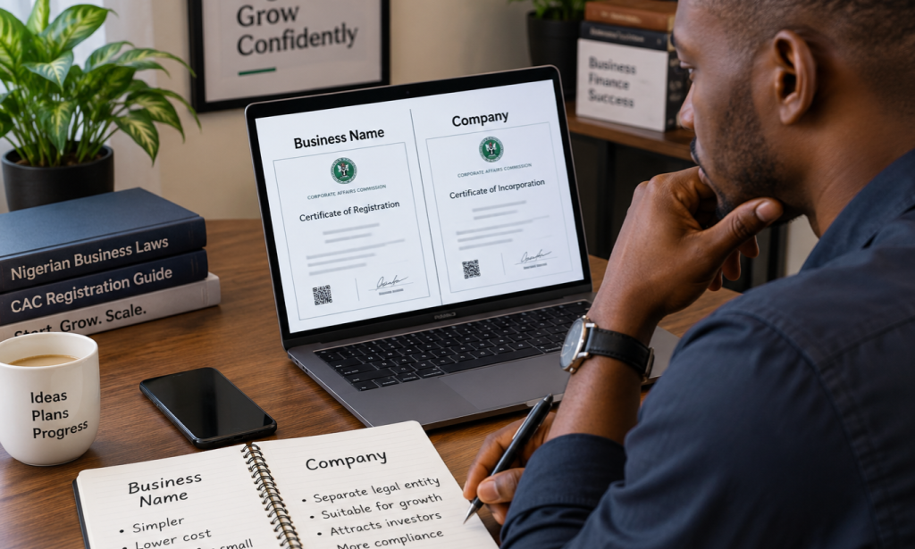 Business Name vs Company in Nigeria: Which Should You Register?